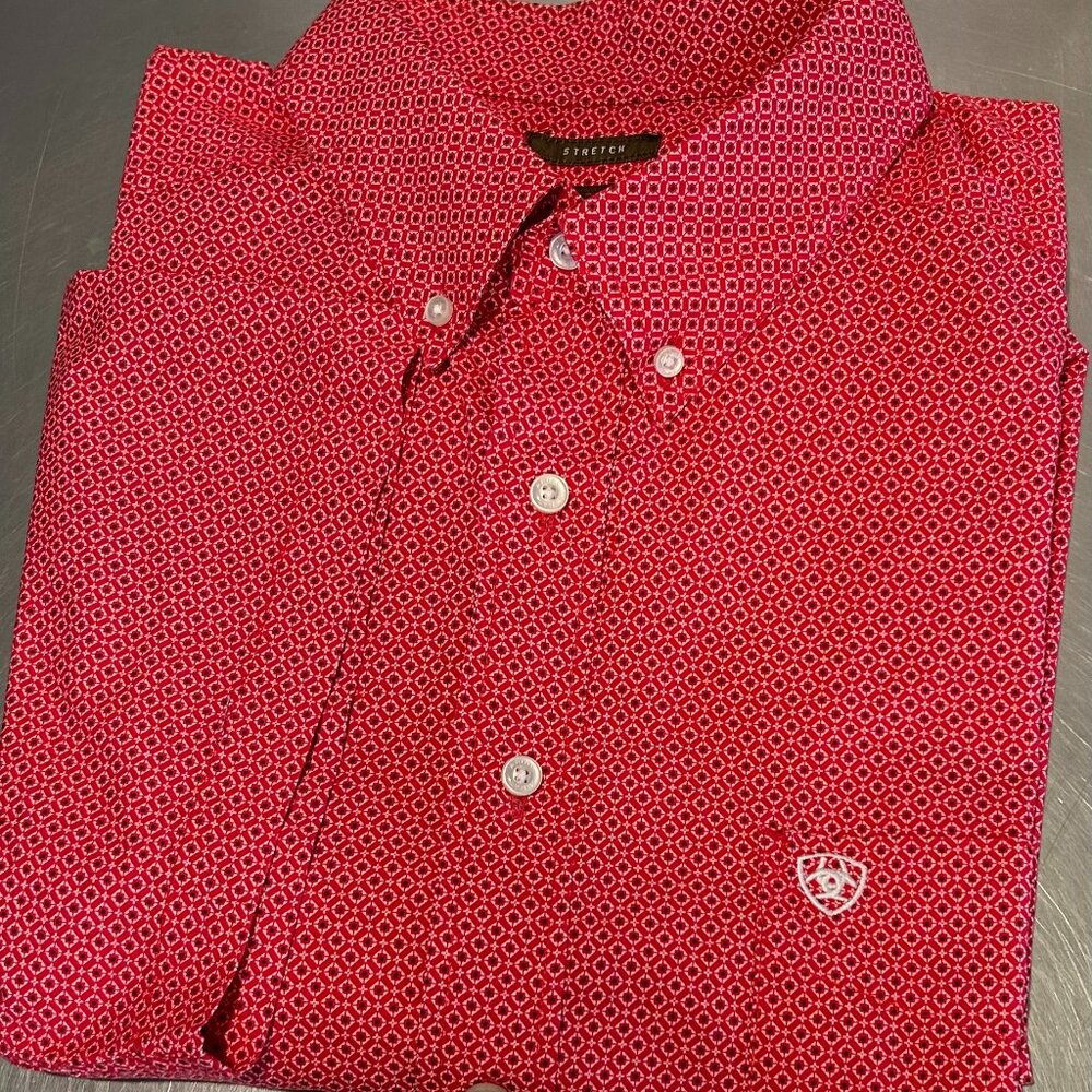4 - Ariat Men’s Shirts, 3-short sleeve, 1-long sleev